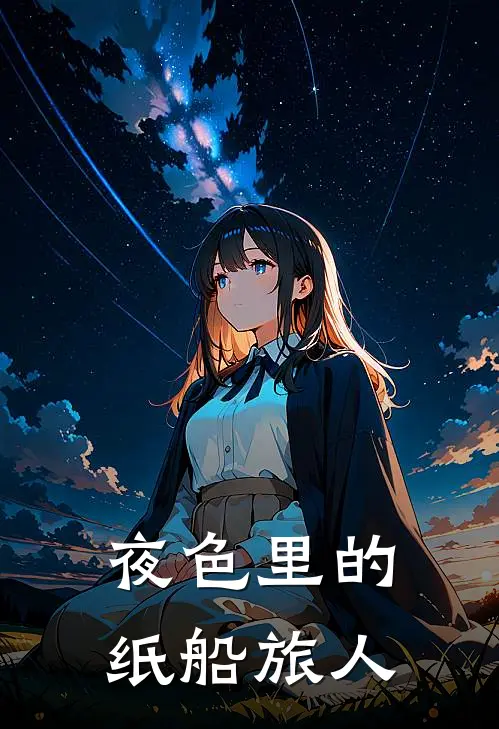 夜色里的纸船旅人