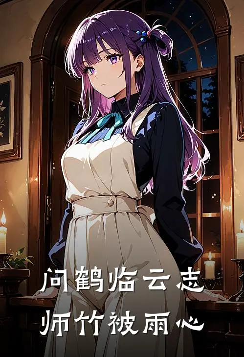 问鹤临云志,师竹被雨心