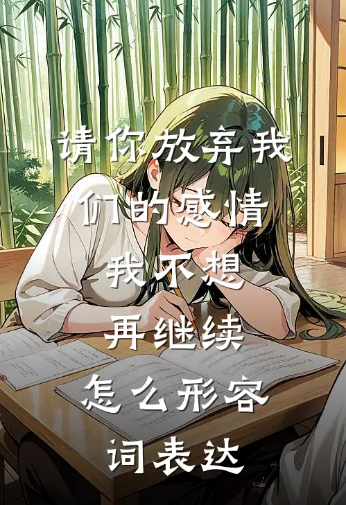 请你放弃我们的感情,我不想再继续,怎么形容词表达