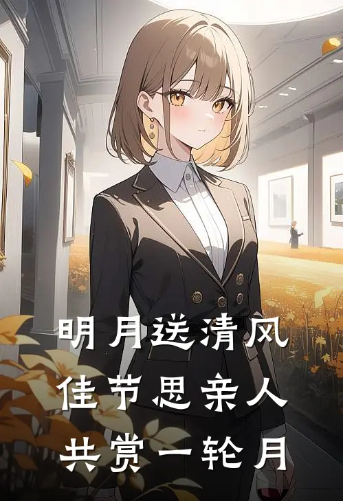 明月送清风,佳节思亲人,共赏一轮月